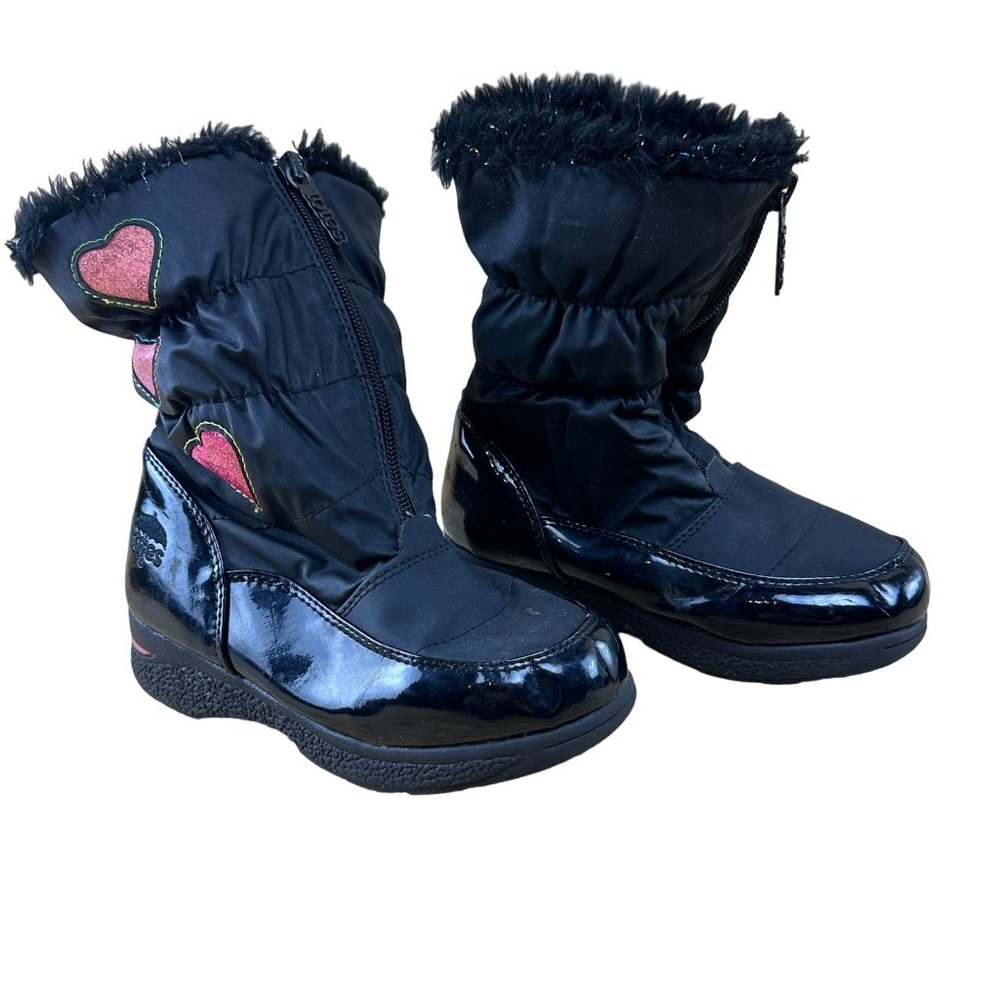 Totes Winter Snow Boots Size 11 Girls Kids Toddler Hearts